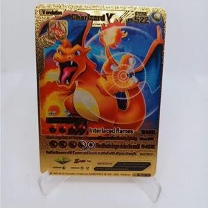 Pokemon Charizard V HP522 Gold Foil FanArt